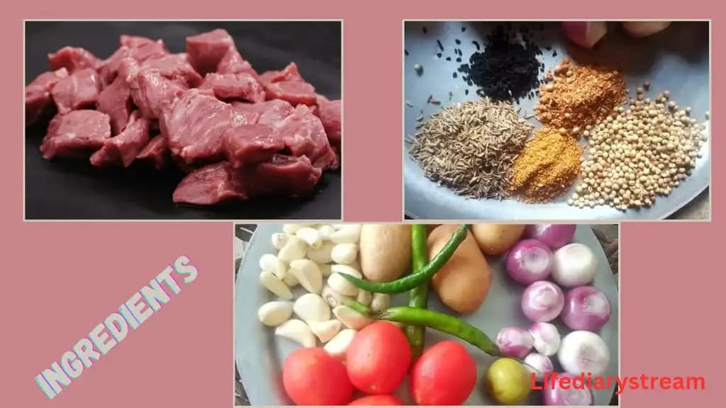 Ingredient of beef stew