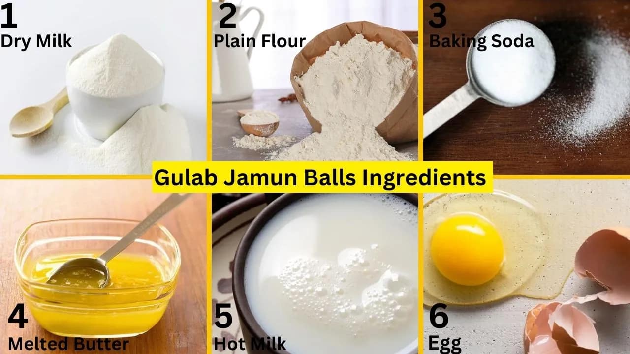 ingredients of gulab jamun