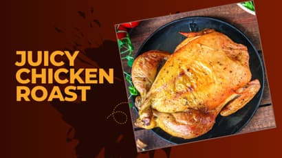 Roasted half chicken