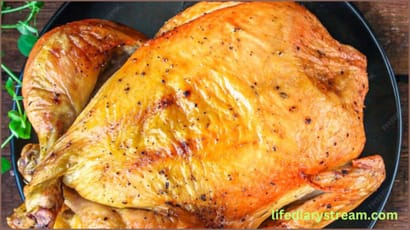 roasted half chicken